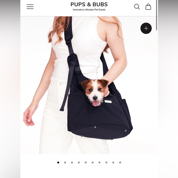 Pups and Bubs Crossbody Pet Carrier